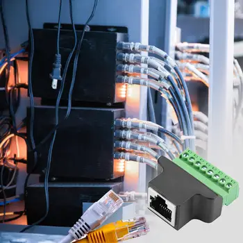 Разъем RJ45|сетевой удлинитель Ethernet-порт|интерфейс адаптера удлинителя RJ45 AV-терминал 8-контактный